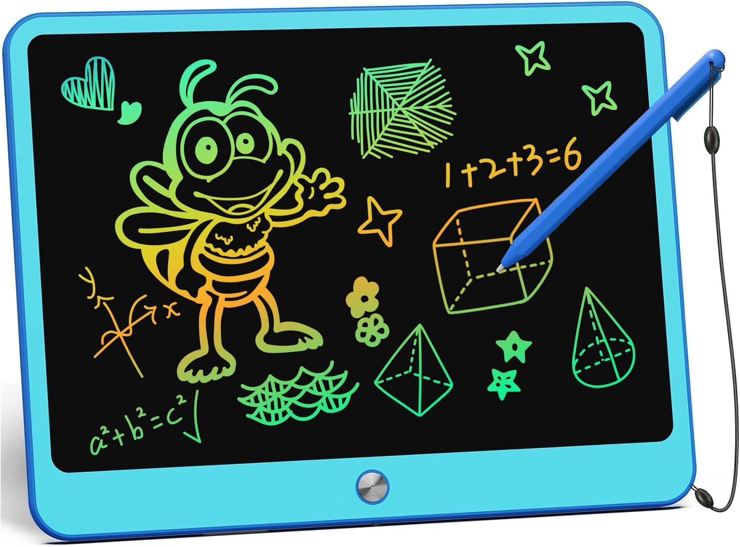 LCD Writing Tablet, Valentines Day Gifts for Kids,10 Inch Colorful Toddler Doodle Board Drawing Tablet, Erasable Reusable Electronic Drawing Pads, Educational and Learning Toys for Kids